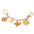 Louis Vuitton Louis Vuitton Gold Metal Ice Flower Bag Charm