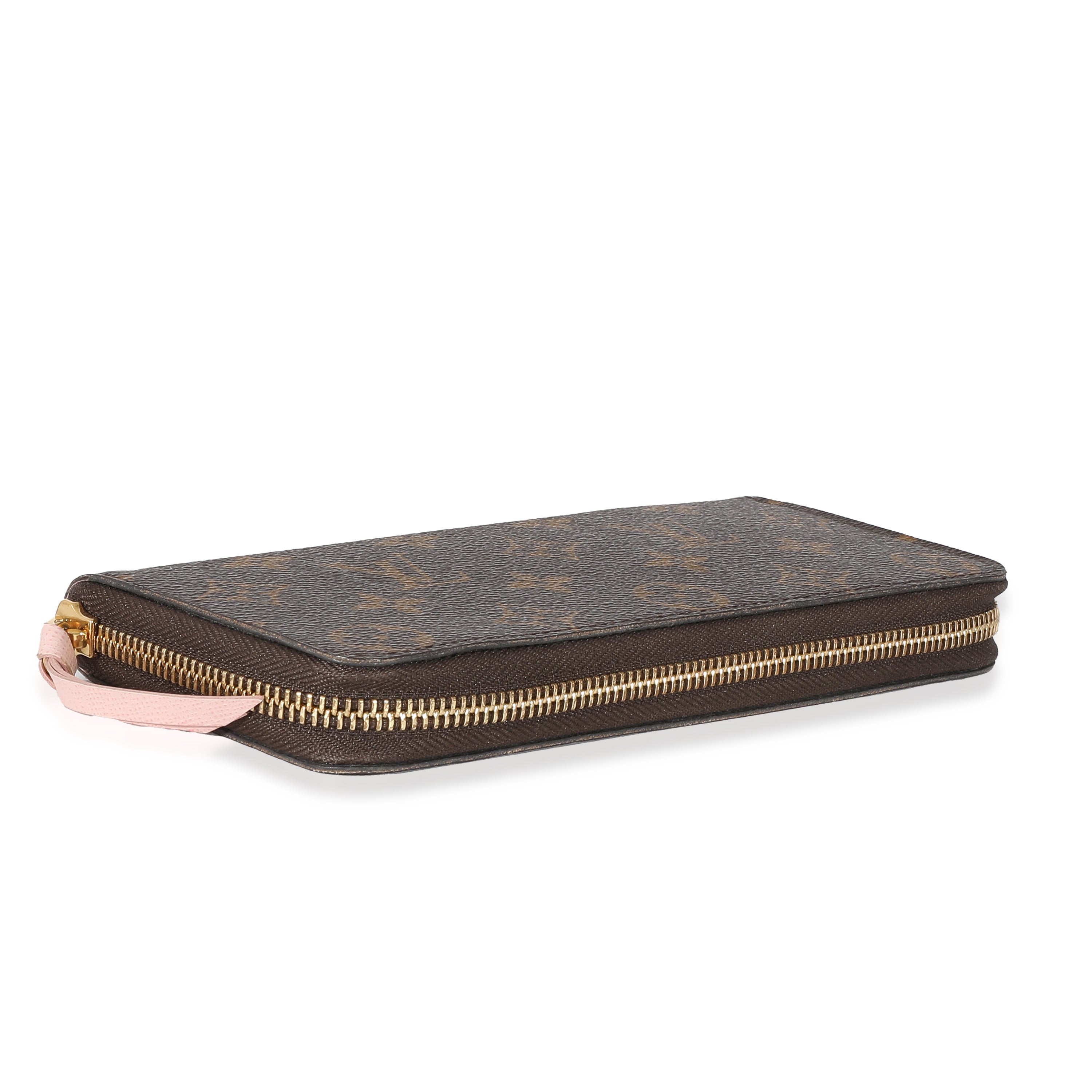 Louis Vuitton Louis Vuitton Monogram Canvas Rose Ballerine Clemence Wallet