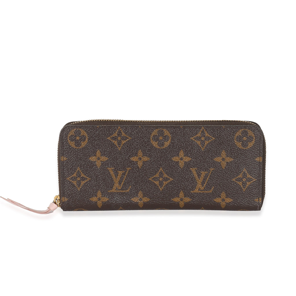 Louis Vuitton Louis Vuitton Monogram Canvas Rose Ballerine Clemence Wallet