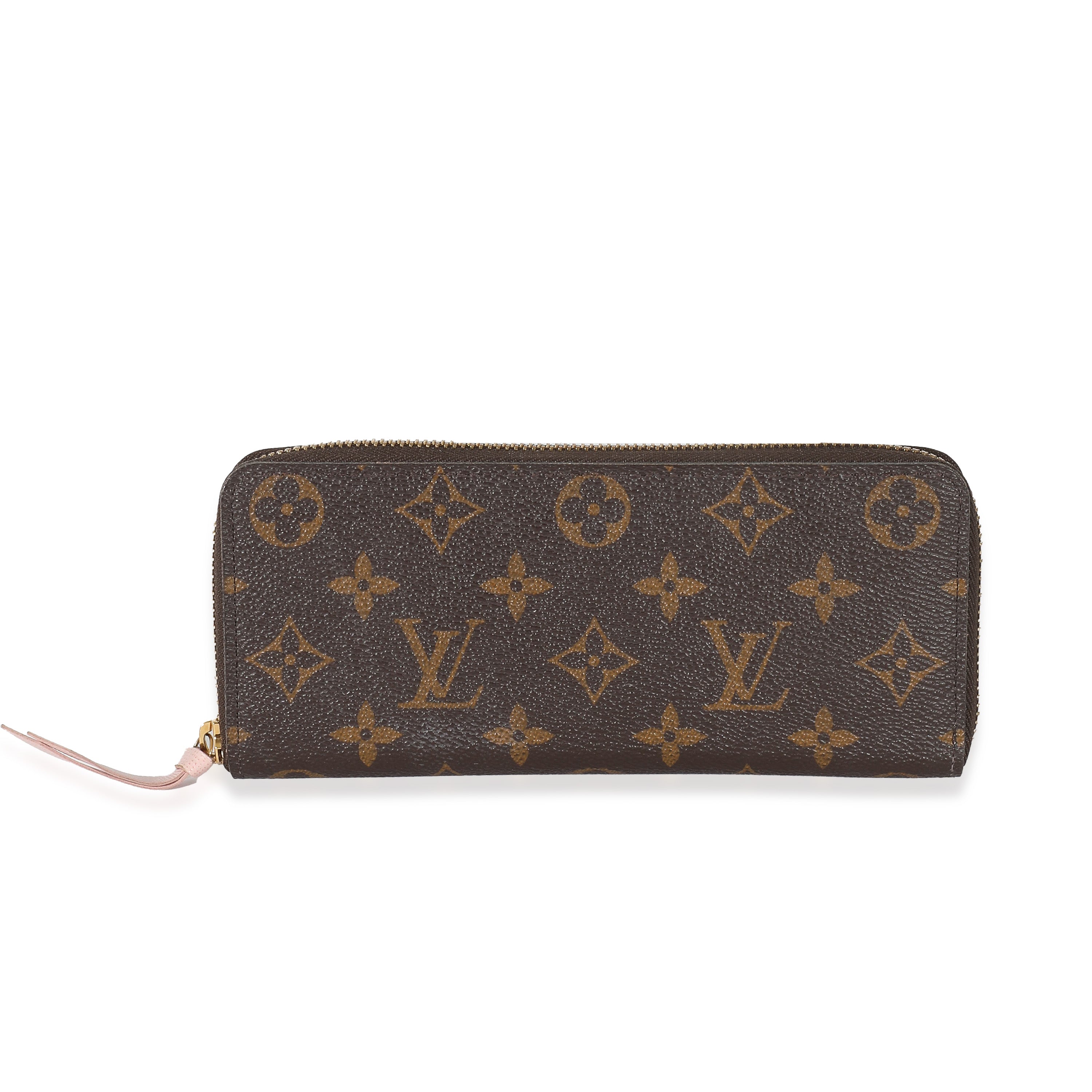 Louis Vuitton Louis Vuitton Monogram Canvas Rose Ballerine Clemence Wallet