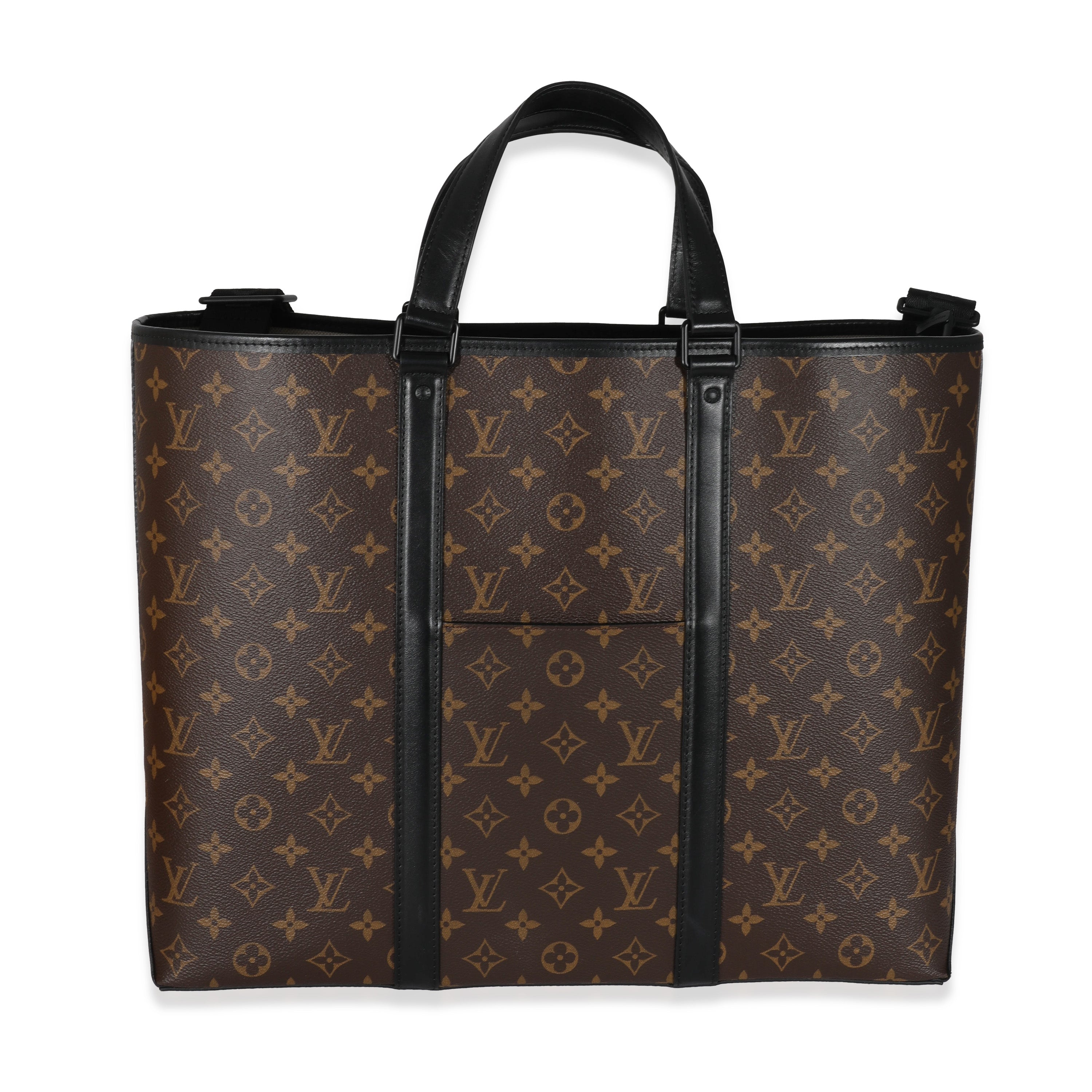 Louis Vuitton Louis Vuitton Monogram Macassar Weekend Tote GM
