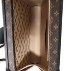 Louis Vuitton Louis Vuitton Monogram Canvas Black Calfskin Petite Malle