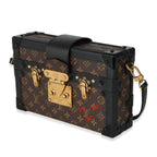 Louis Vuitton Louis Vuitton Monogram Canvas Black Calfskin Petite Malle