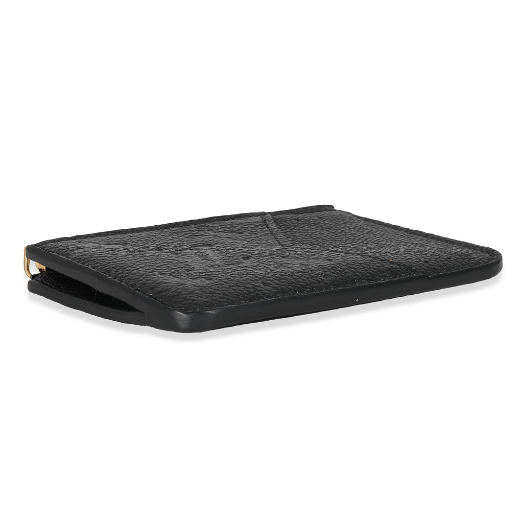 Louis Vuitton Louis Vuitton Black Empreinte Romy Card Holder