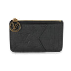 Louis Vuitton Louis Vuitton Black Empreinte Romy Card Holder