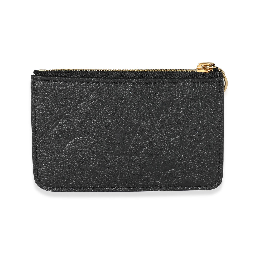 Louis Vuitton Louis Vuitton Black Empreinte Romy Card Holder