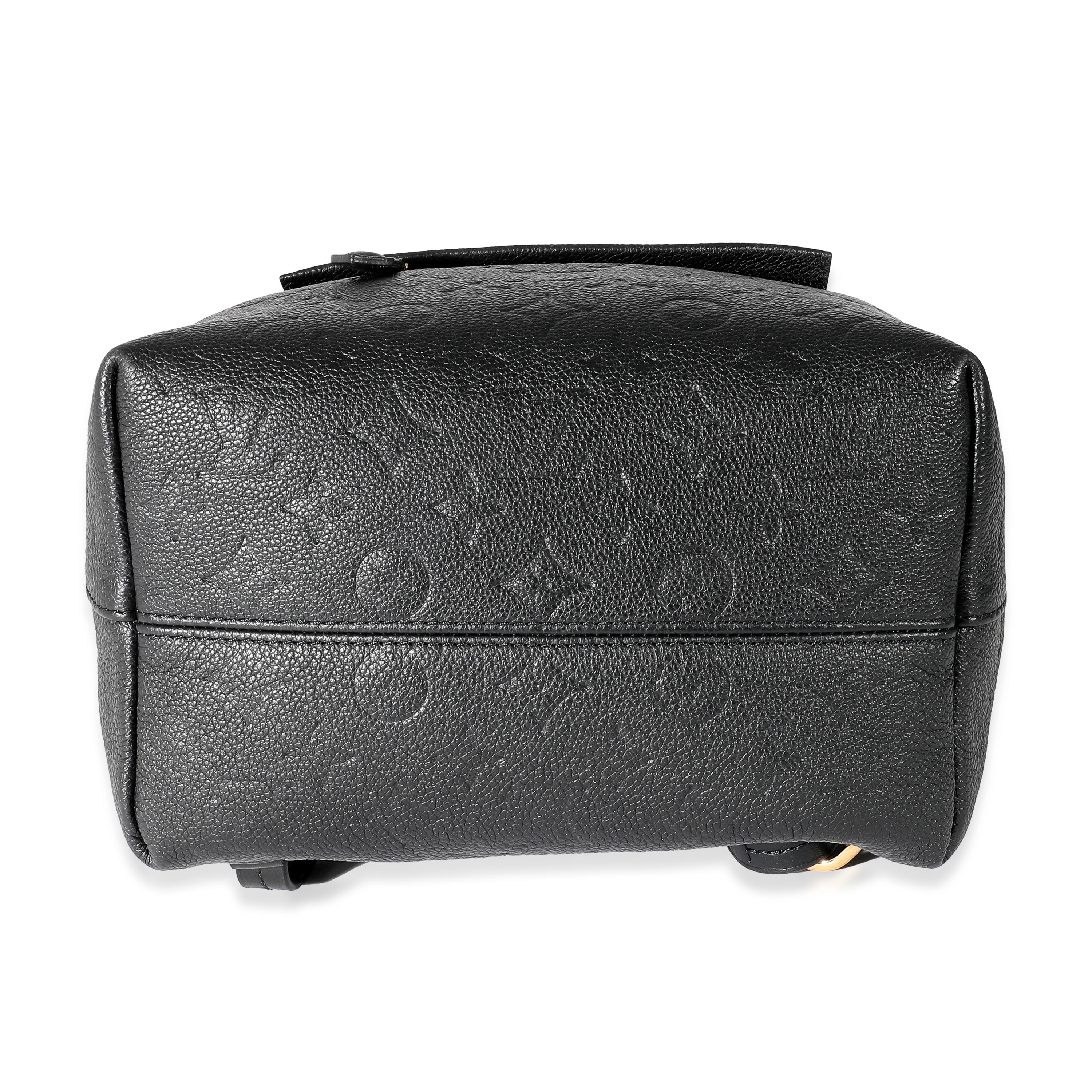 Louis Vuitton Louis Vuitton Black Empreinte Montsouris Backpack