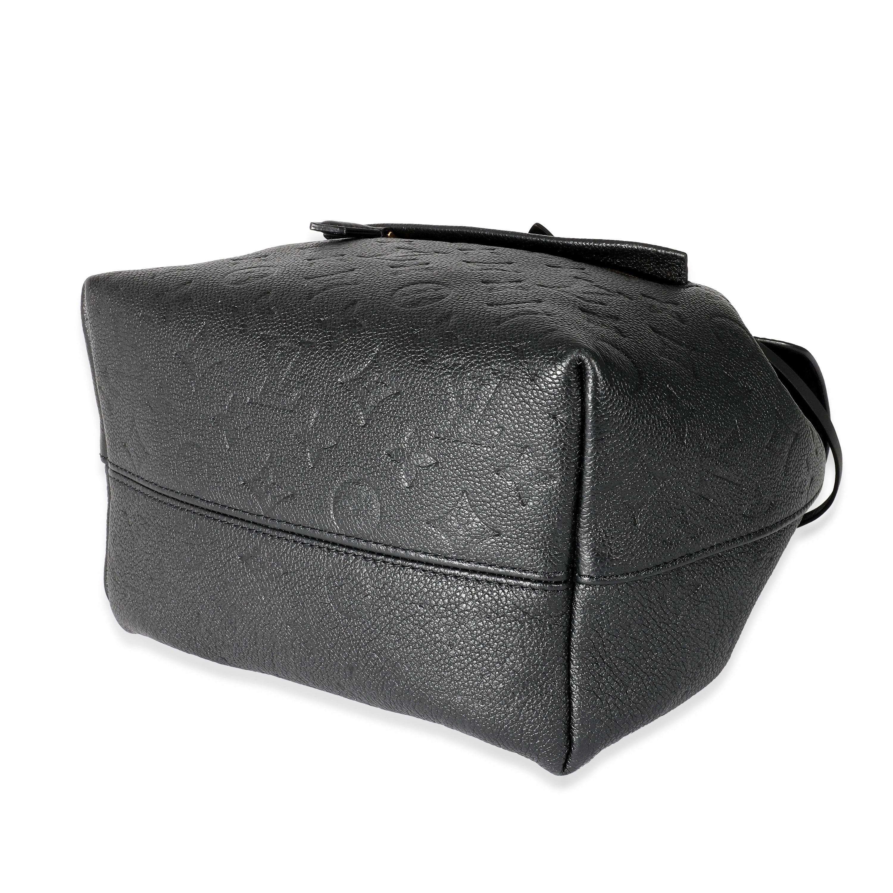 Louis Vuitton Louis Vuitton Black Empreinte Montsouris Backpack