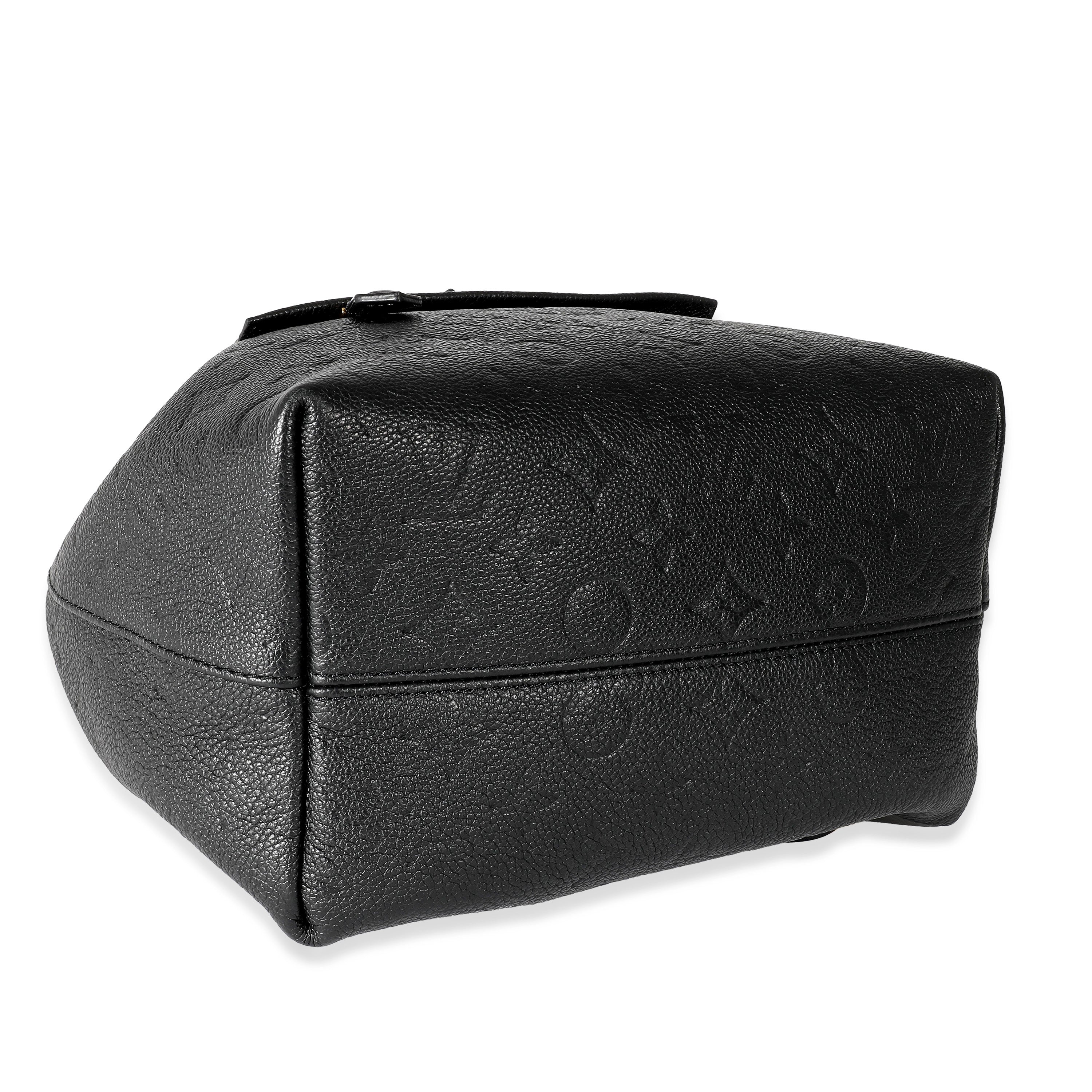 Louis Vuitton Louis Vuitton Black Empreinte Montsouris Backpack