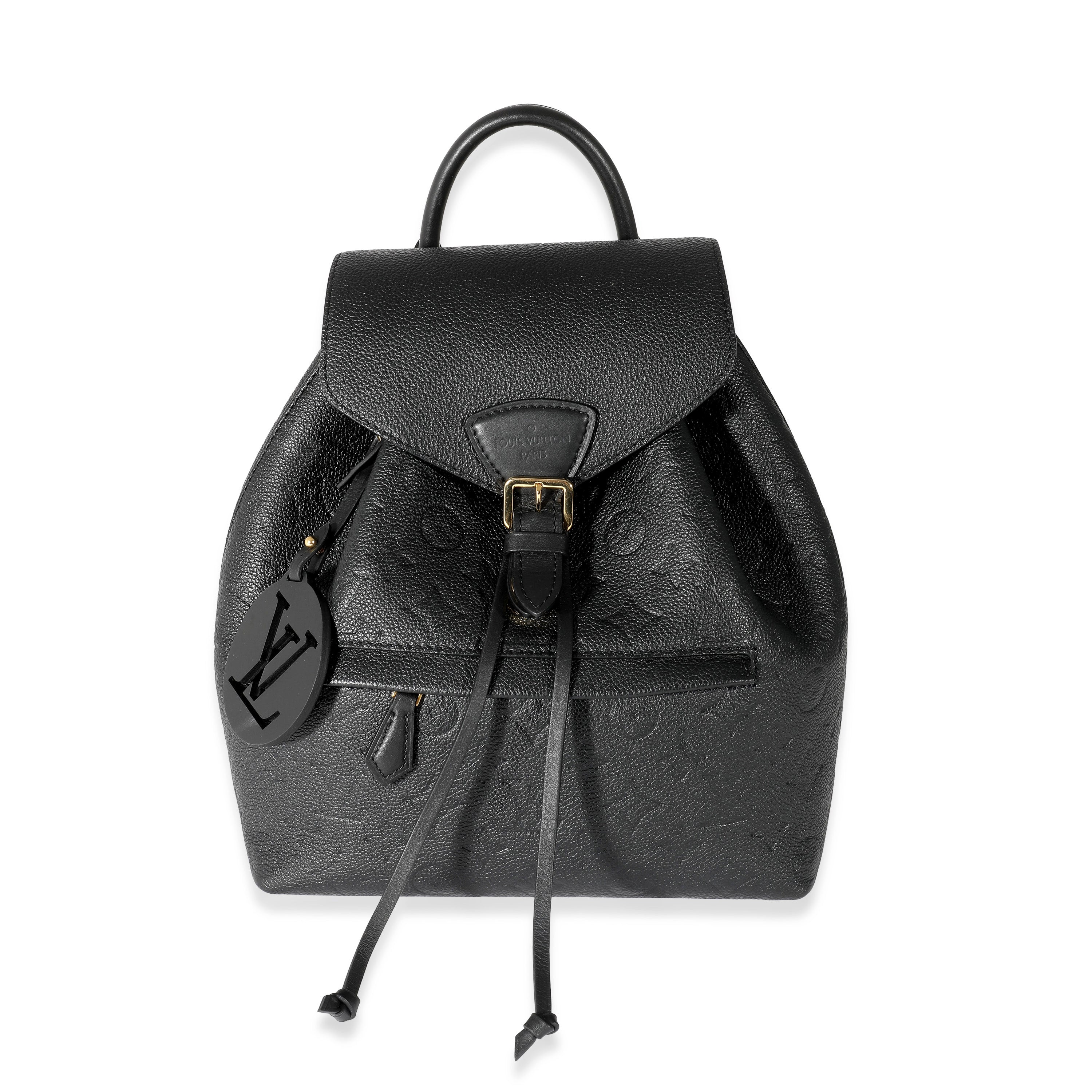Louis Vuitton Louis Vuitton Black Empreinte Montsouris Backpack