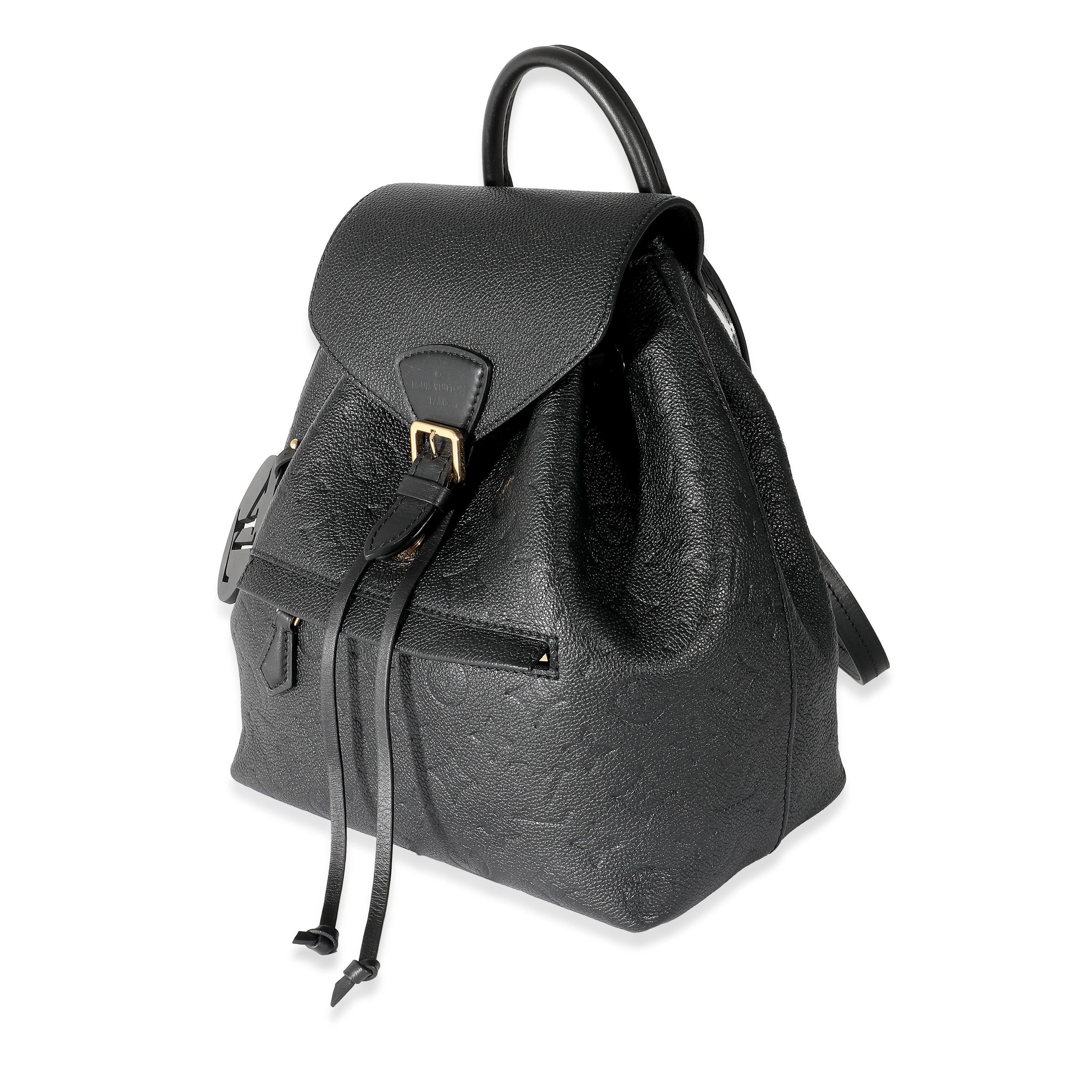 Louis Vuitton Louis Vuitton Black Empreinte Montsouris Backpack