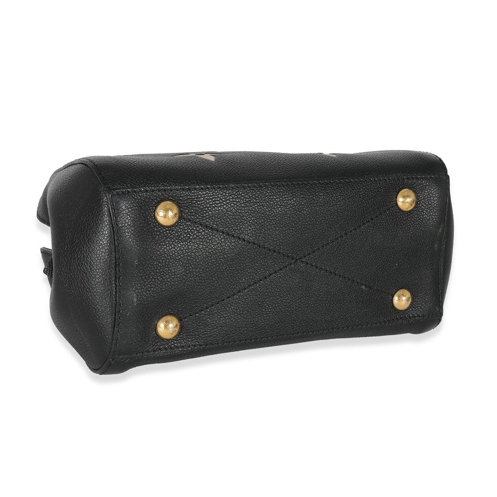 Louis Vuitton Louis Vuitton Black Beige Monogram Empreinte Montaigne BB