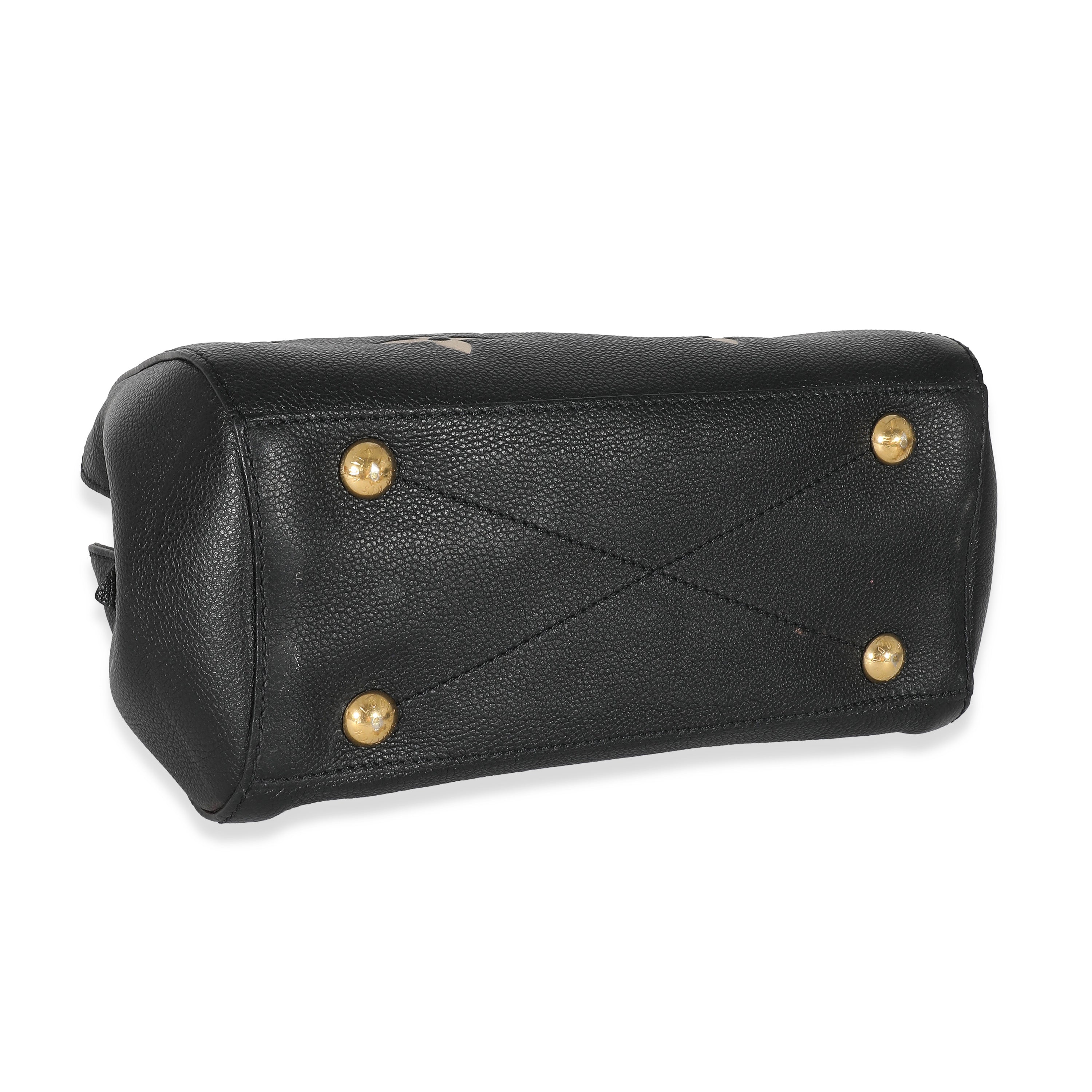 Louis Vuitton Louis Vuitton Black Beige Monogram Empreinte Montaigne BB