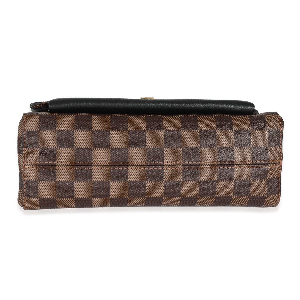 Louis Vuitton Louis Vuitton Black Taurillon Damier Ebene Canvas Vavin PM