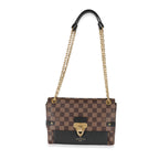 Louis Vuitton Louis Vuitton Black Taurillon Damier Ebene Canvas Vavin PM