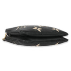 Louis Vuitton Louis Vuitton Black Beige Monogram Empreinte Double Zip Pochette