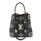 Louis Vuitton Louis Vuitton Black Beige Monogram Empreinte NéoNoé MM