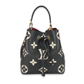 Louis Vuitton Louis Vuitton Black Beige Monogram Empreinte NéoNoé MM