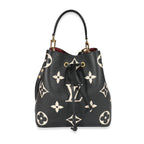 Louis Vuitton Louis Vuitton Black Beige Monogram Empreinte NéoNoé MM