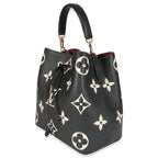 Louis Vuitton Louis Vuitton Black Beige Monogram Empreinte NéoNoé MM