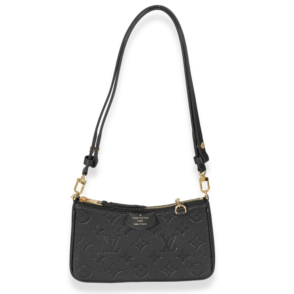 Louis Vuitton Louis Vuitton Black Empreinte Easy Pouch On Strap