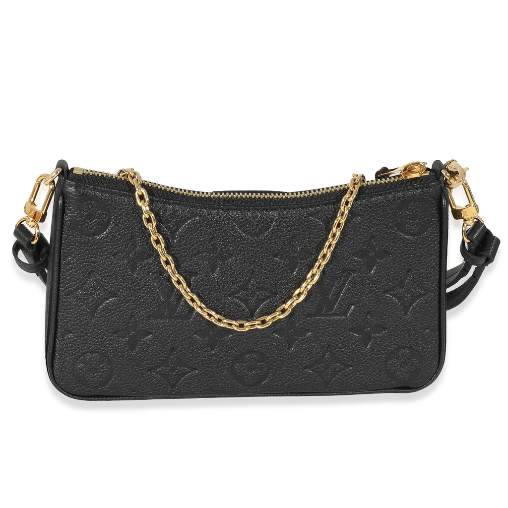 Louis Vuitton Louis Vuitton Black Empreinte Easy Pouch On Strap