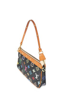 Louis Vuitton x Takashi Murakami Black Multicolor Canvas Pochette Accessories