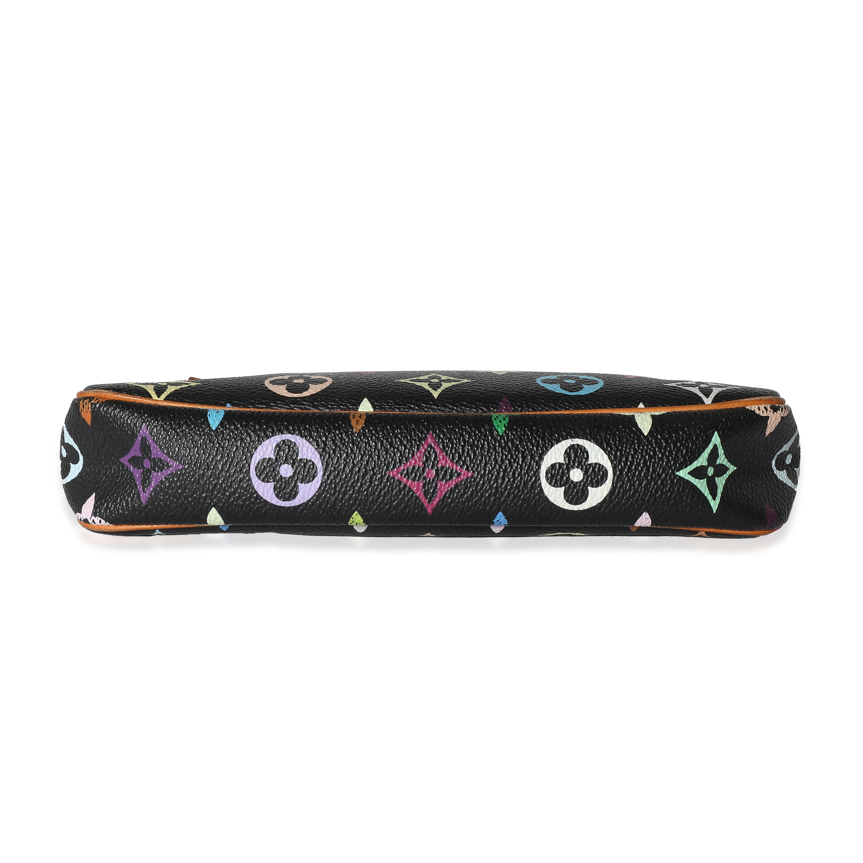 Louis Vuitton x Takashi Murakami Black Multicolore Canvas Pochette Accessoires