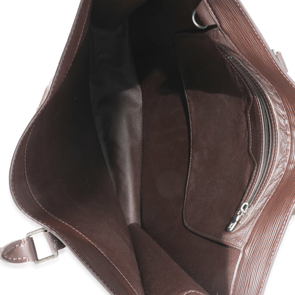 Louis Vuitton Louis Vuitton Brown Epi Sac Plat