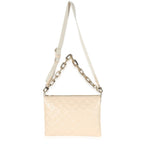 Louis Vuitton Cream Monogram Puffy Lambskin Coussin MM
