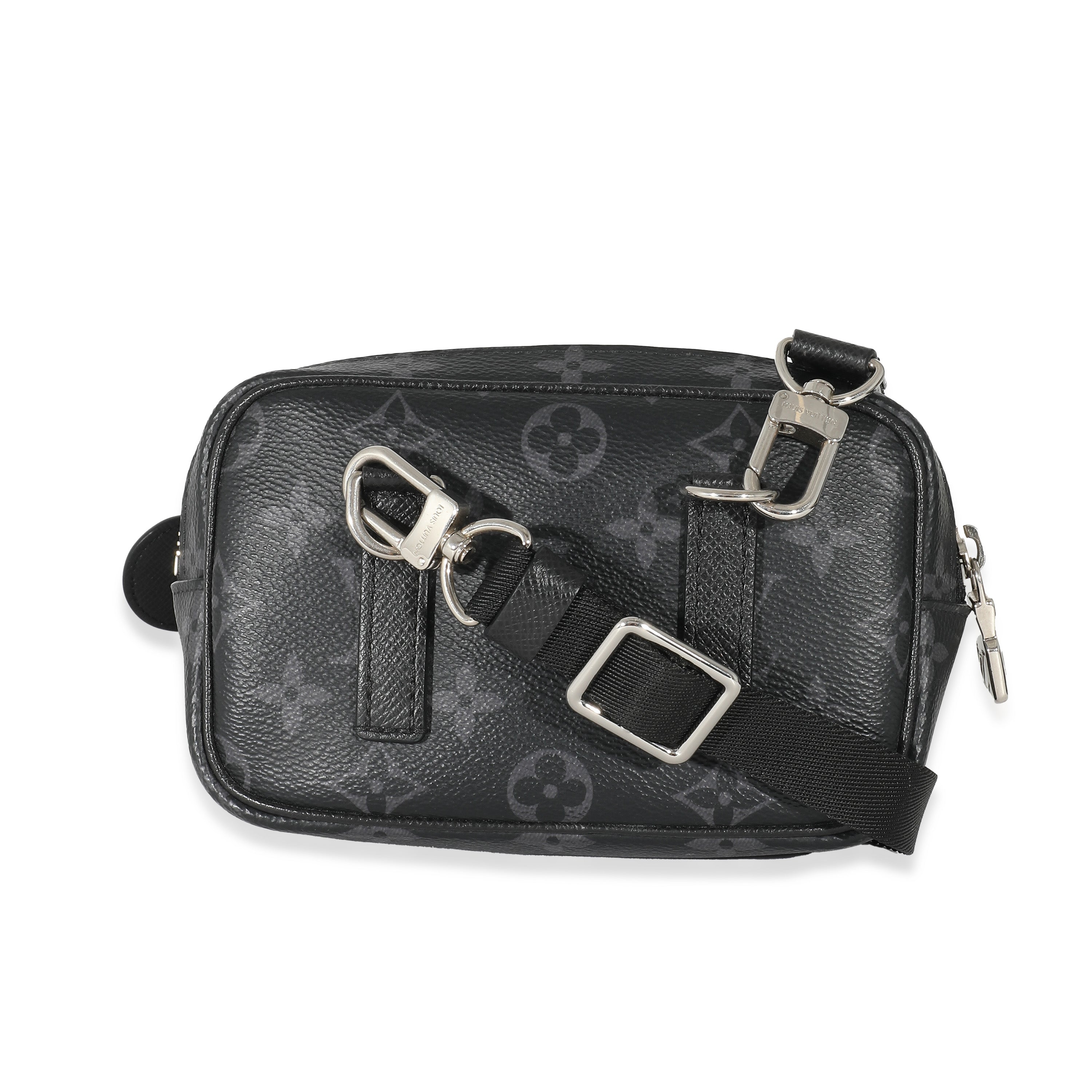 Louis Vuitton Louis Vuitton Black Monogram Taigarama Outdoor Pouch