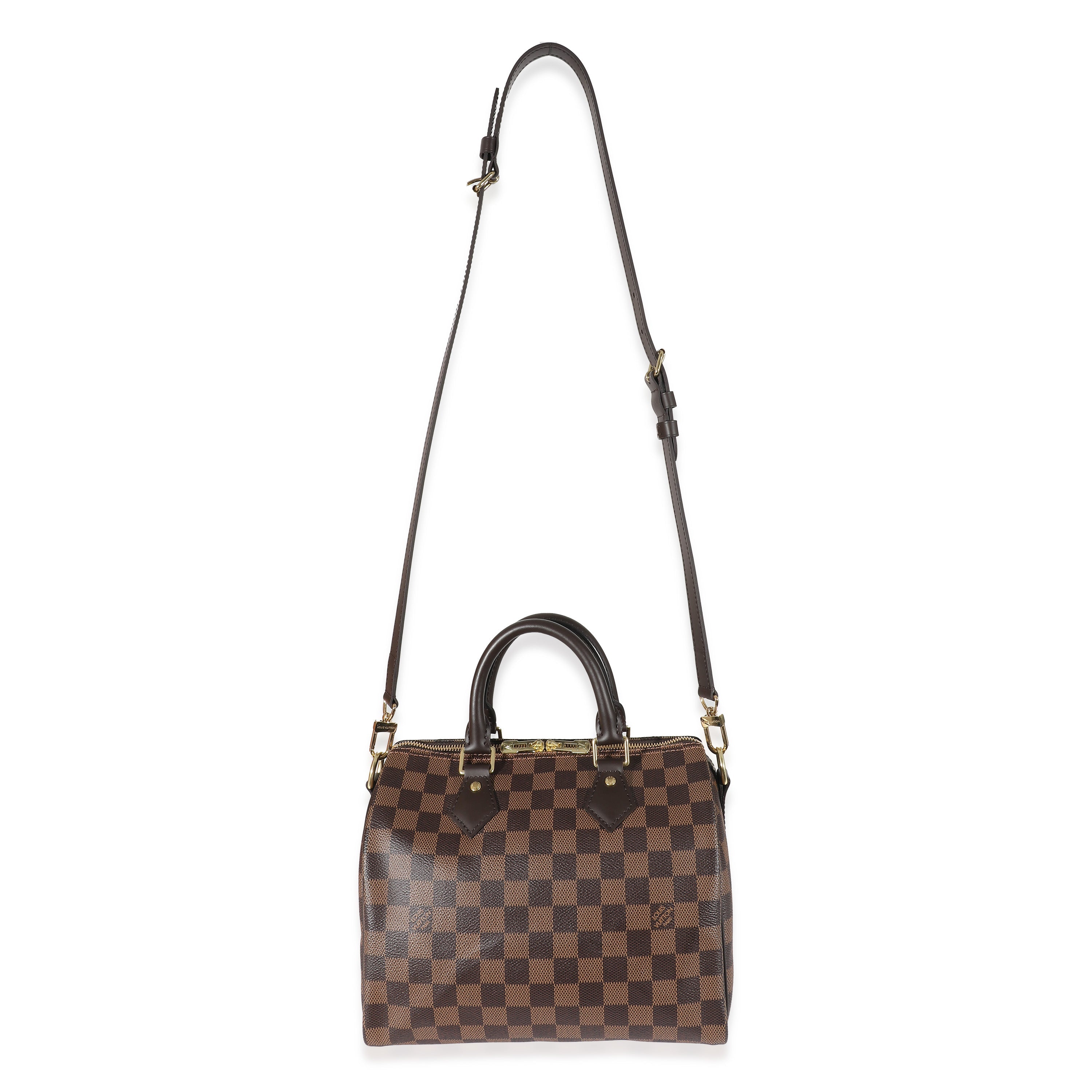 Louis Vuitton Louis Vuitton Damier Ebene Canvas Speedy Bandoulière 25