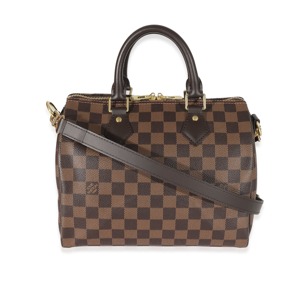 Louis Vuitton Louis Vuitton Damier Ebene Canvas Speedy Bandoulière 25