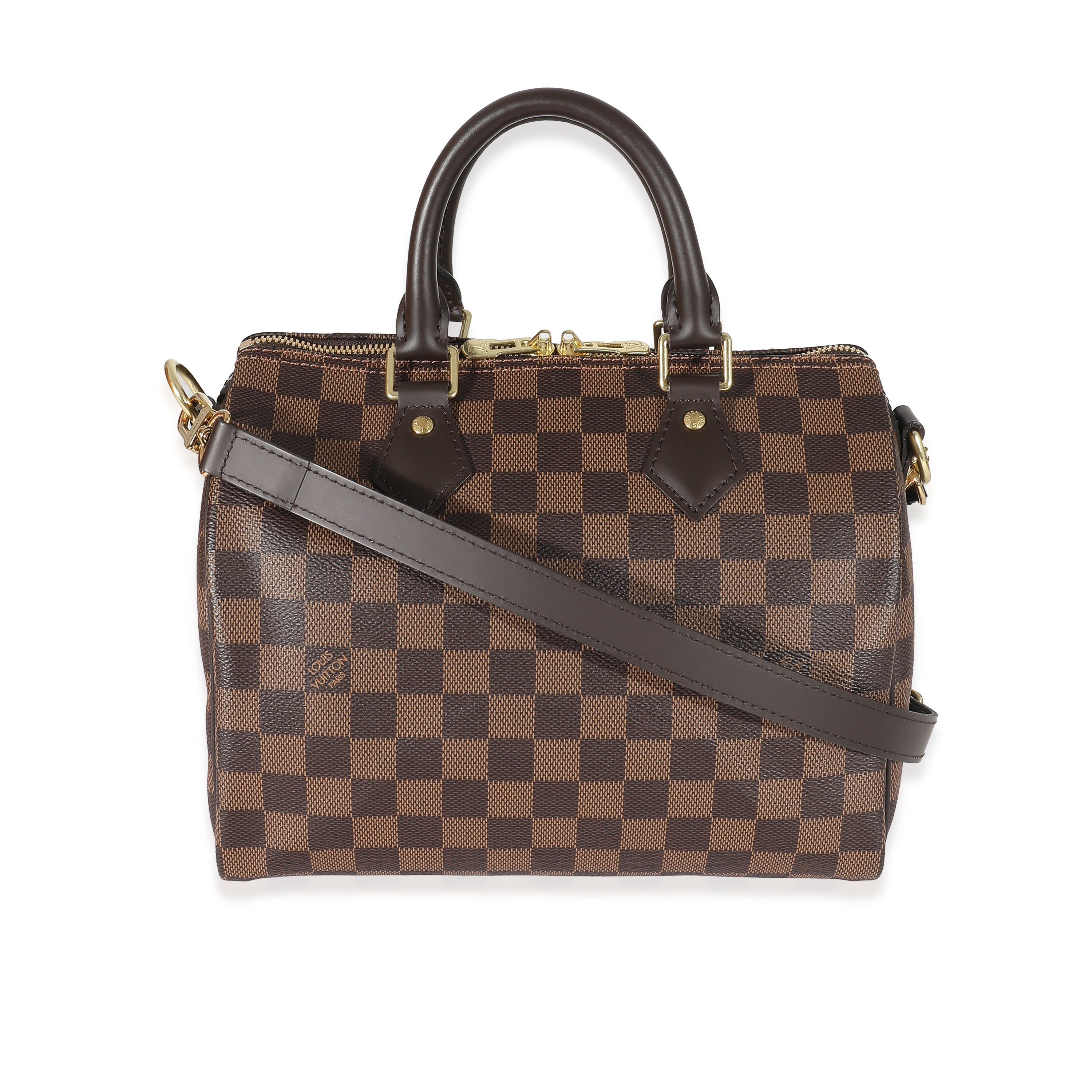 Louis Vuitton Louis Vuitton Damier Ebene Canvas Speedy Bandoulière 25