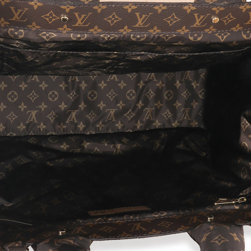 Louis Vuitton Louis Vuitton Beige Econyl Nylon Monogram Pillow Giant Onthego GM