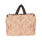 Louis Vuitton Louis Vuitton Beige Econyl Nylon Monogram Pillow Giant Onthego GM
