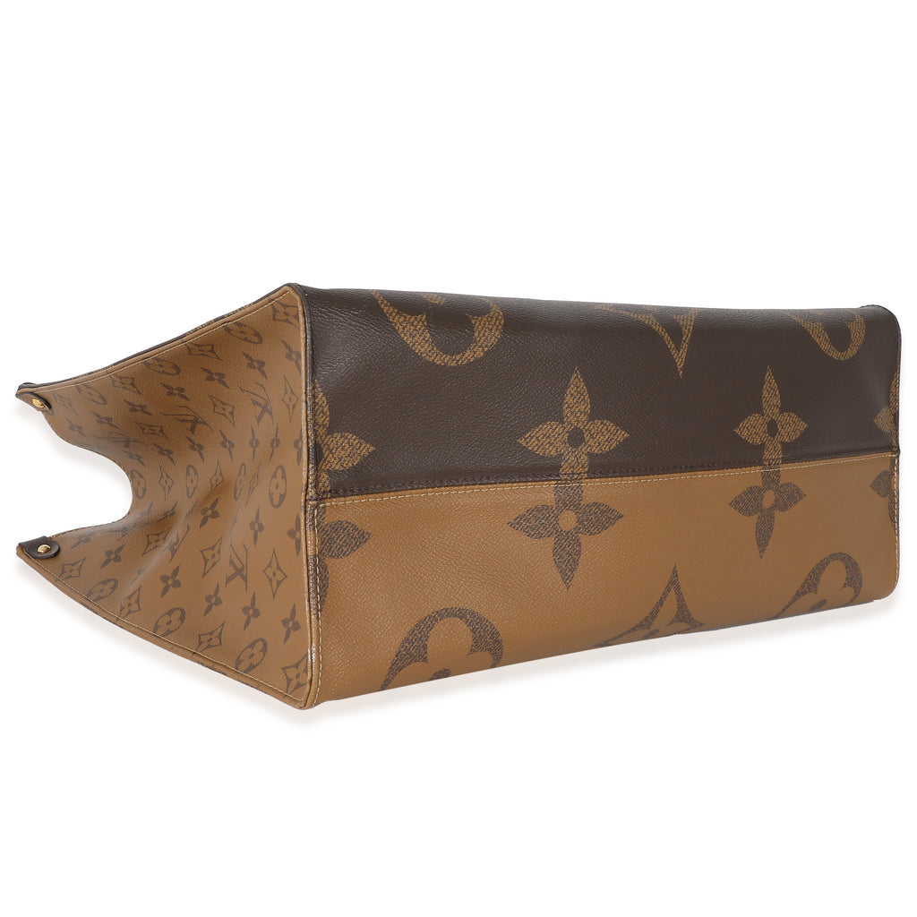 Louis Vuitton Louis Vuitton Reverse Giant Monogram Canvas Onthego GM
