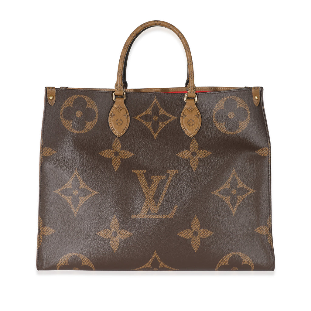 Louis Vuitton Louis Vuitton Reverse Giant Monogram Canvas Onthego GM