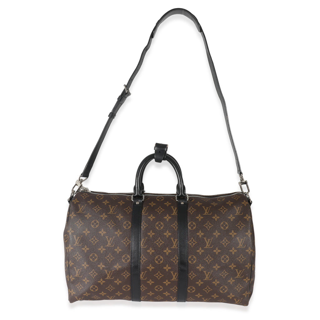 Louis Vuitton Monogram Macassar Keepall Bandoulière 45