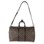 Louis Vuitton Monogram Macassar Keepall Bandoulière 45