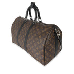 Louis Vuitton Monogram Macassar Keepall Bandoulière 45