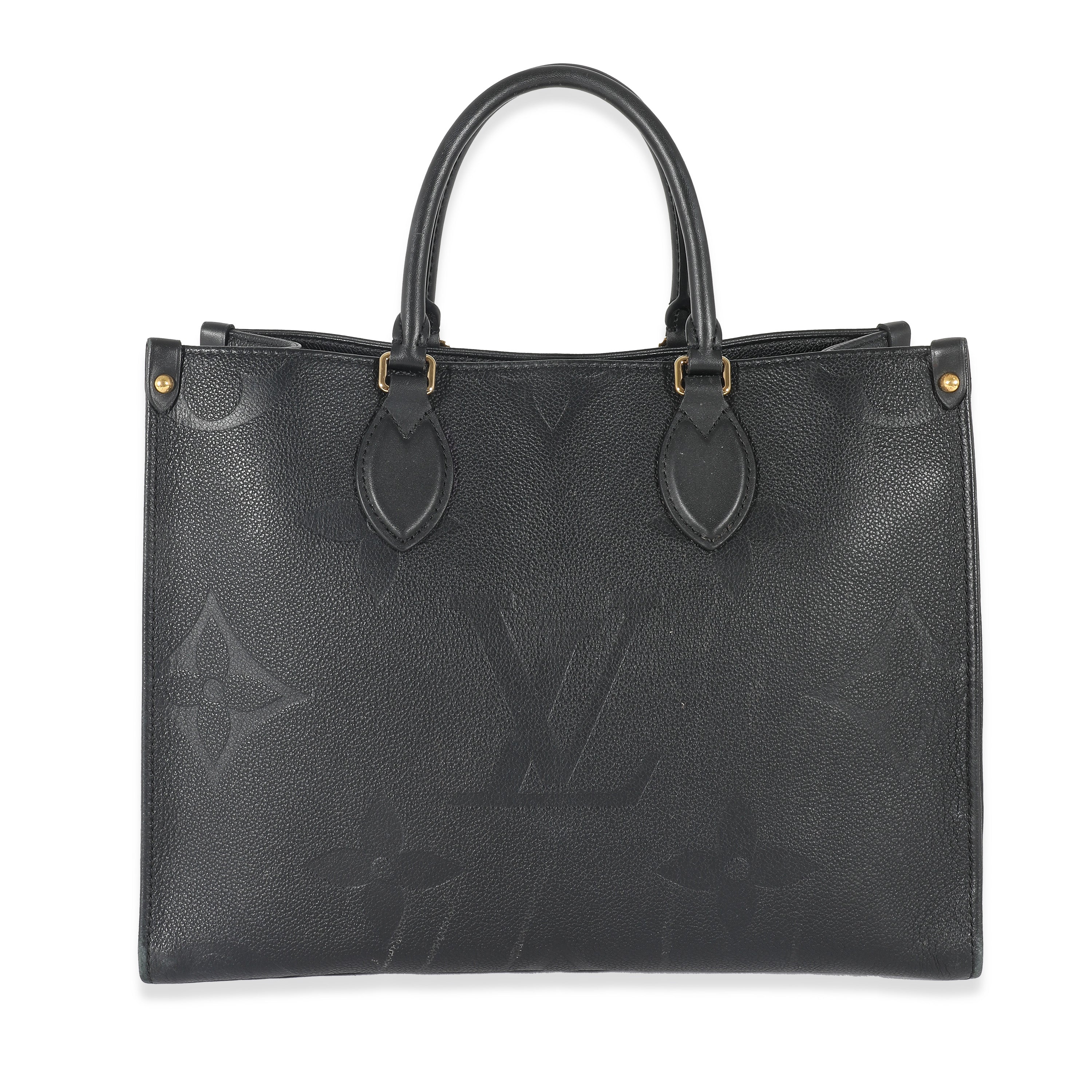 Louis Vuitton Black Monogram Empreinte Giant Onthego MM