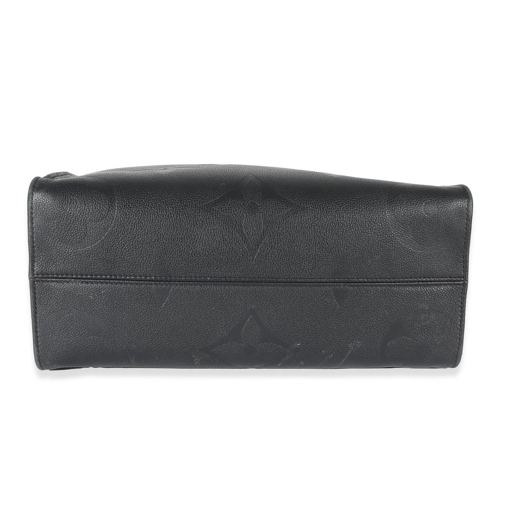 Louis Vuitton Black Monogram Empreinte Giant Onthego MM