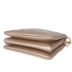 Louis Vuitton Louis Vuitton Light Gold Monogram Embossed Puffy Lambskin Coussin BB