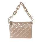 Louis Vuitton Louis Vuitton Light Gold Monogram Embossed Puffy Lambskin Coussin BB