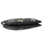 Louis Vuitton Louis Vuitton Black & Beige Monogram Empreinte Double Zip Pochette
