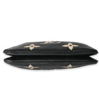 Louis Vuitton Louis Vuitton Black & Beige Monogram Empreinte Double Zip Pochette