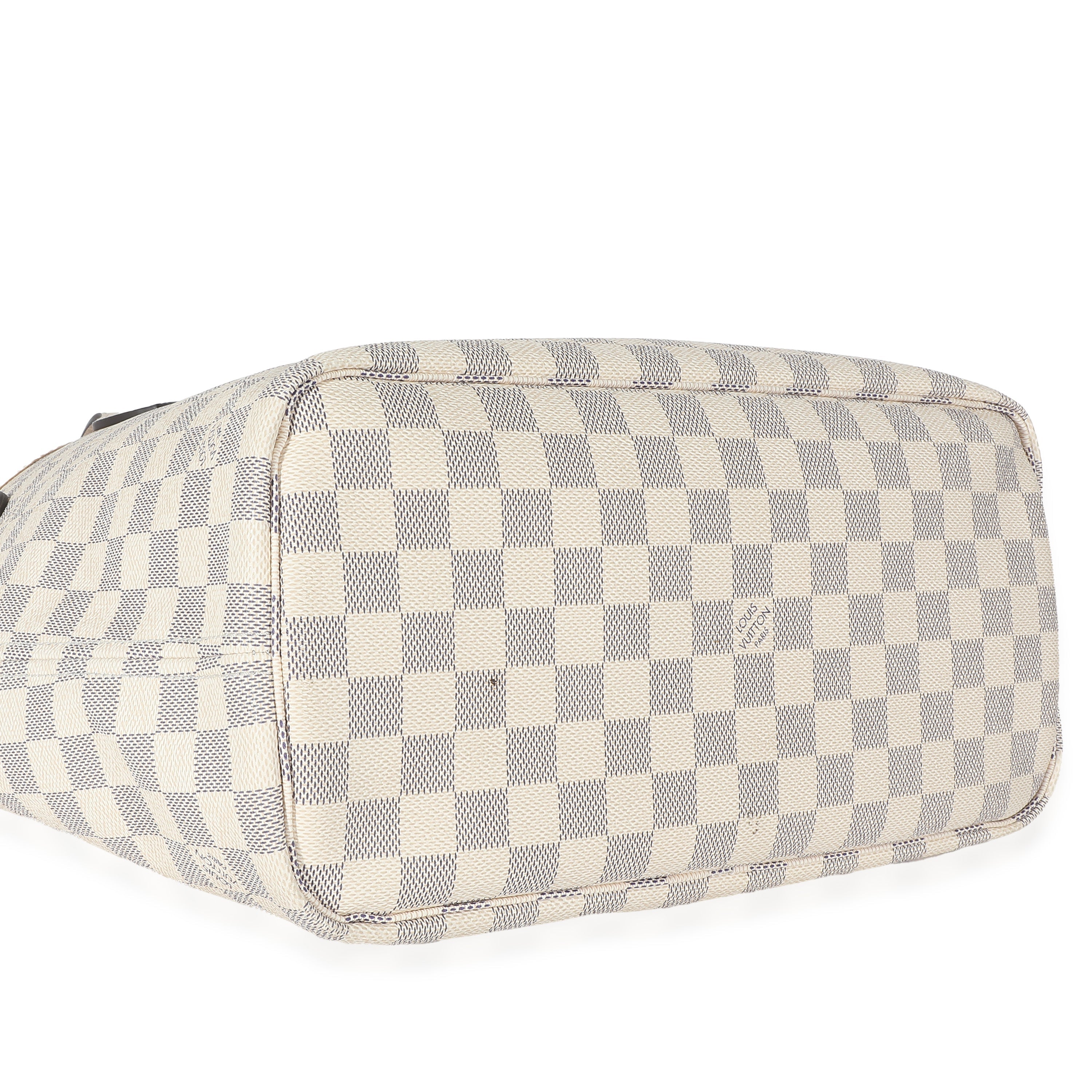 Louis Vuitton Louis Vuitton Damier Azur Canvas Braided Neverfull MM