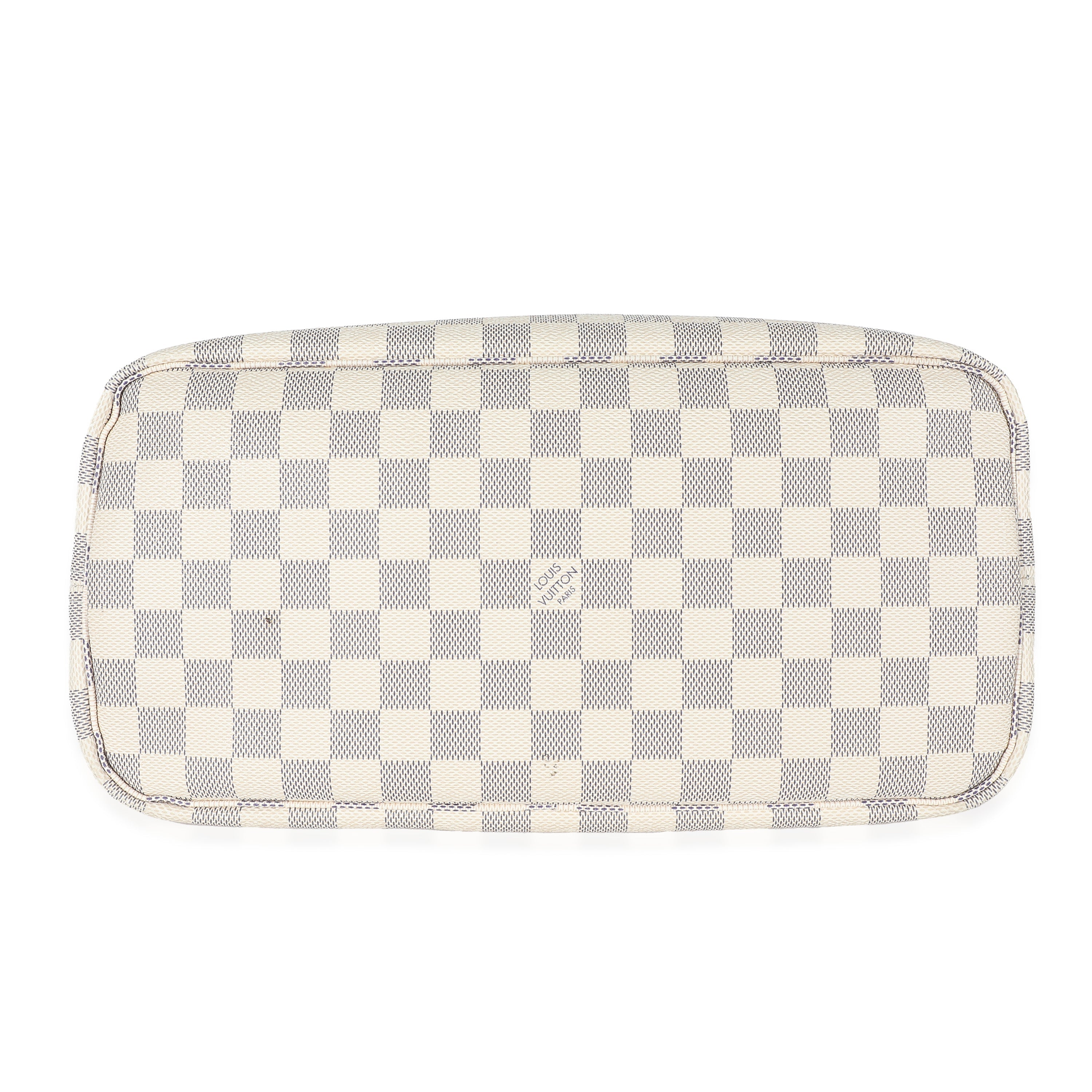 Louis Vuitton Louis Vuitton Damier Azur Canvas Braided Neverfull MM