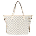 Louis Vuitton Louis Vuitton Damier Azur Canvas Braided Neverfull MM